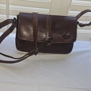 #FINAL PRICE# Wild Wsst Brown Leather Crossbody Bag *NO HOLDS* * NO HAGGLE*